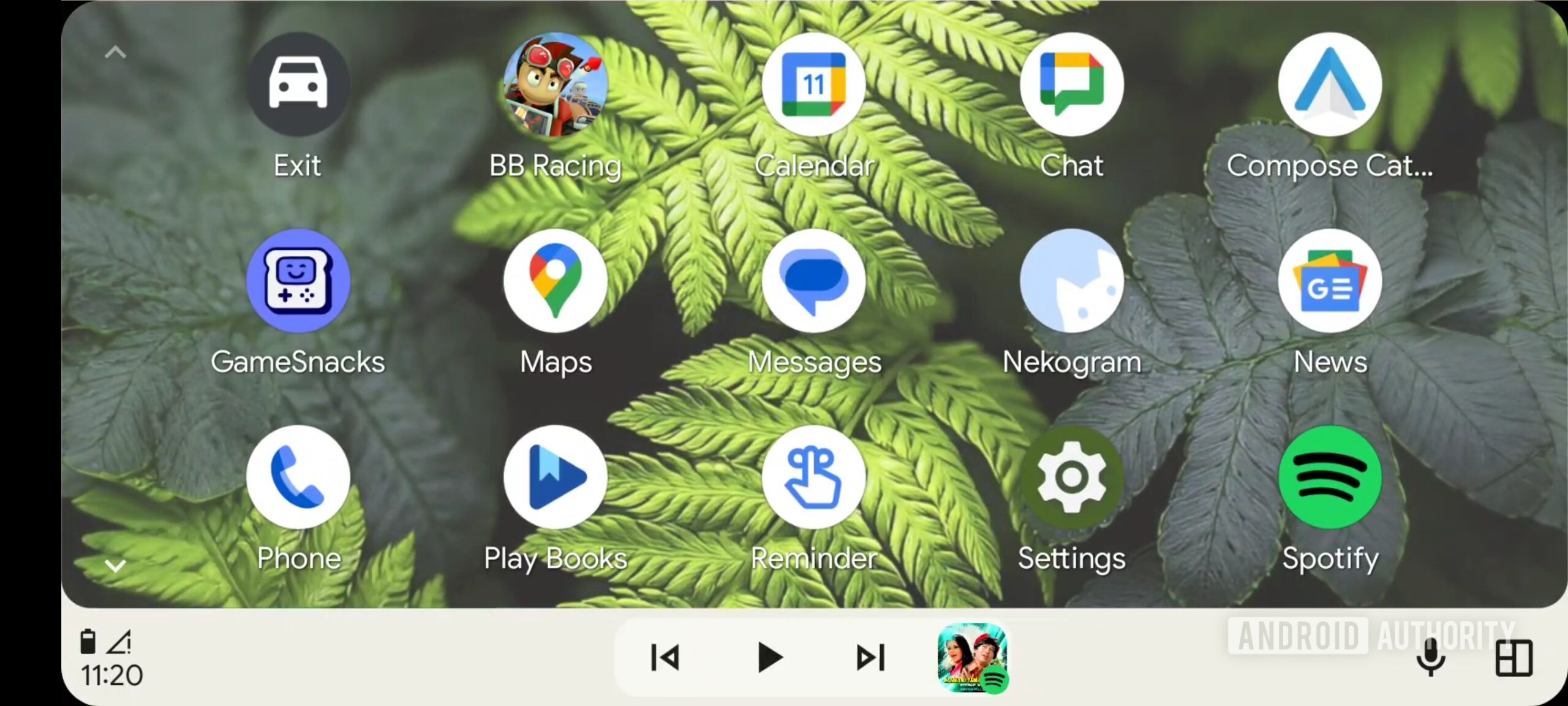 Android Auto app drawer 2