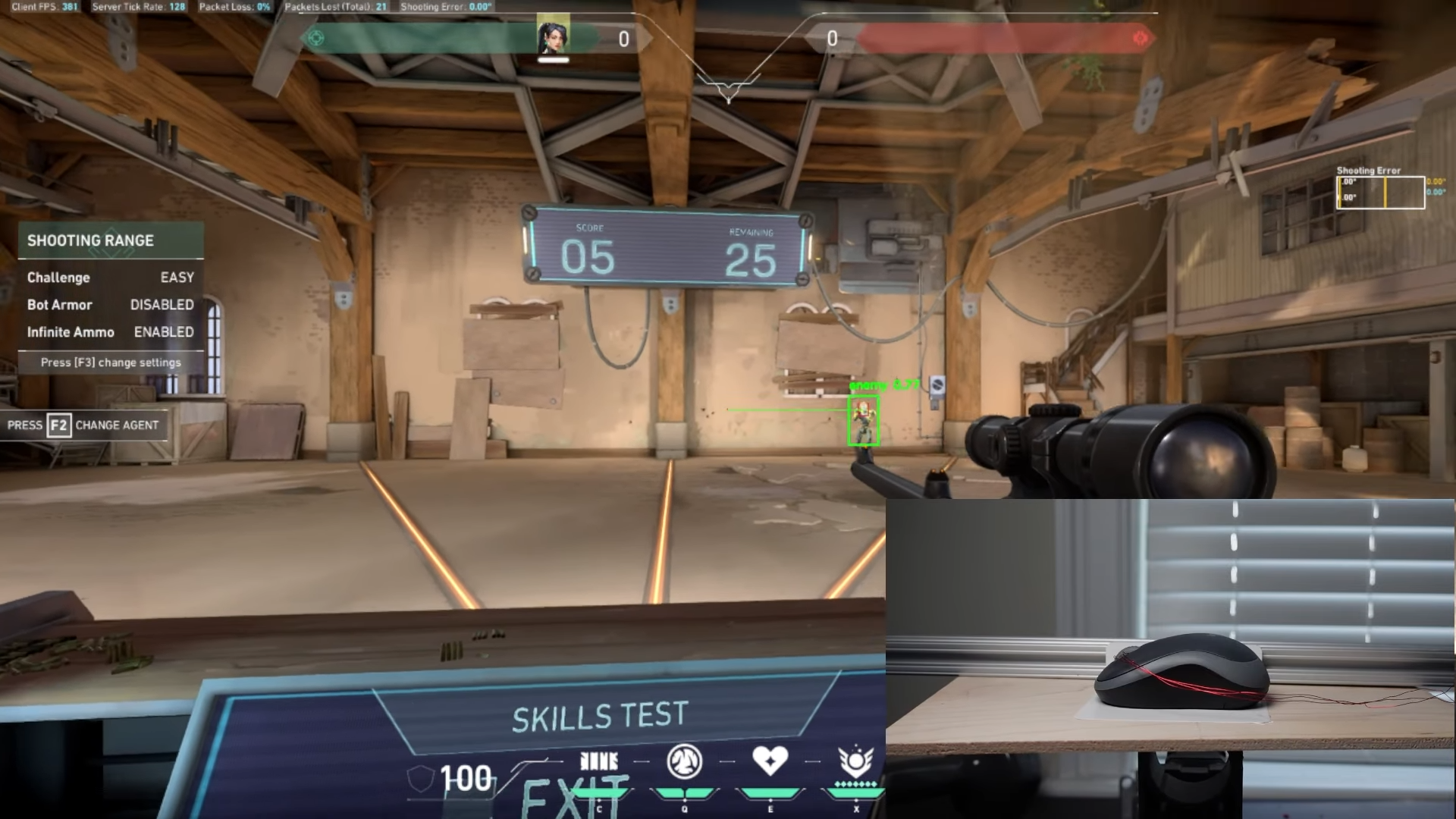 Physical Aimbot Shoots For Success In Valorant