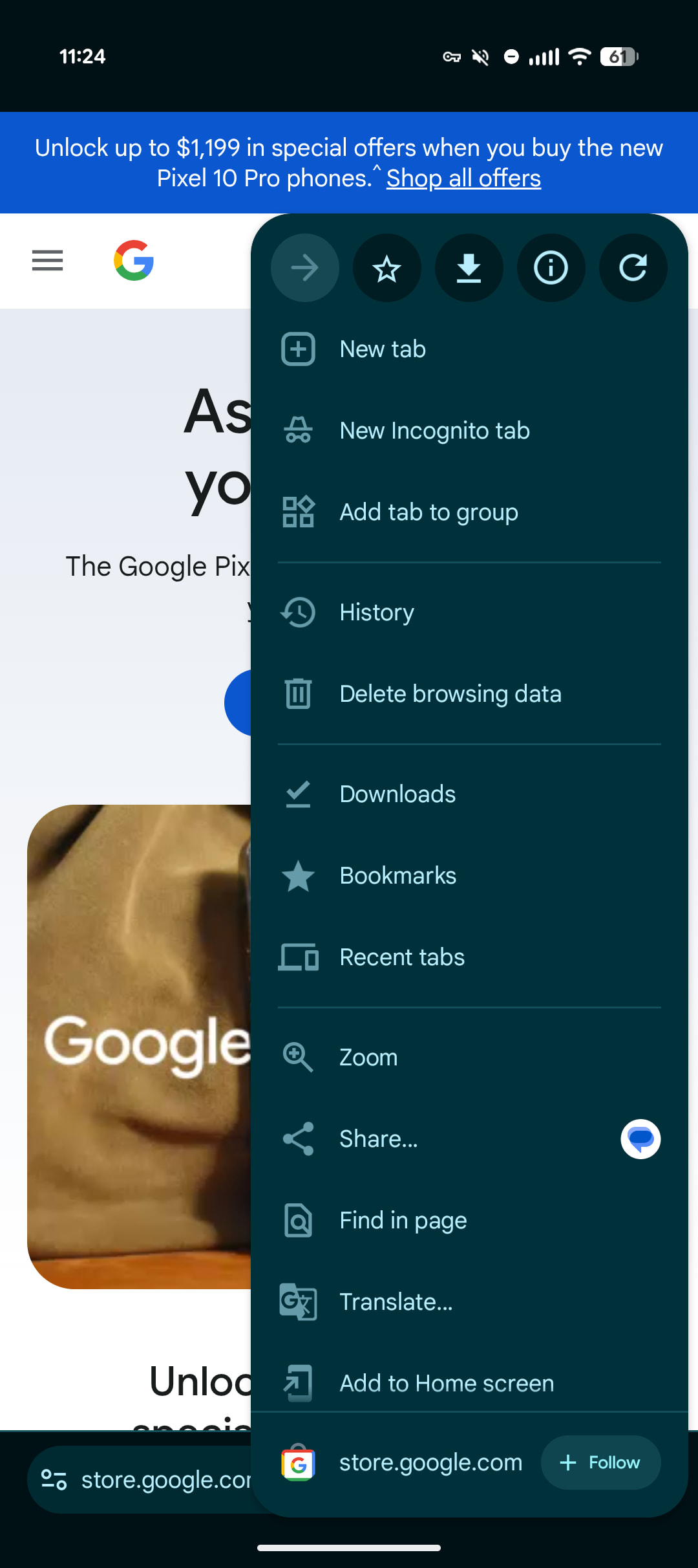 Chrome Android Material 3 Expressive