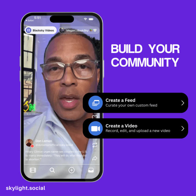 Skylight app screenshot showing building communities