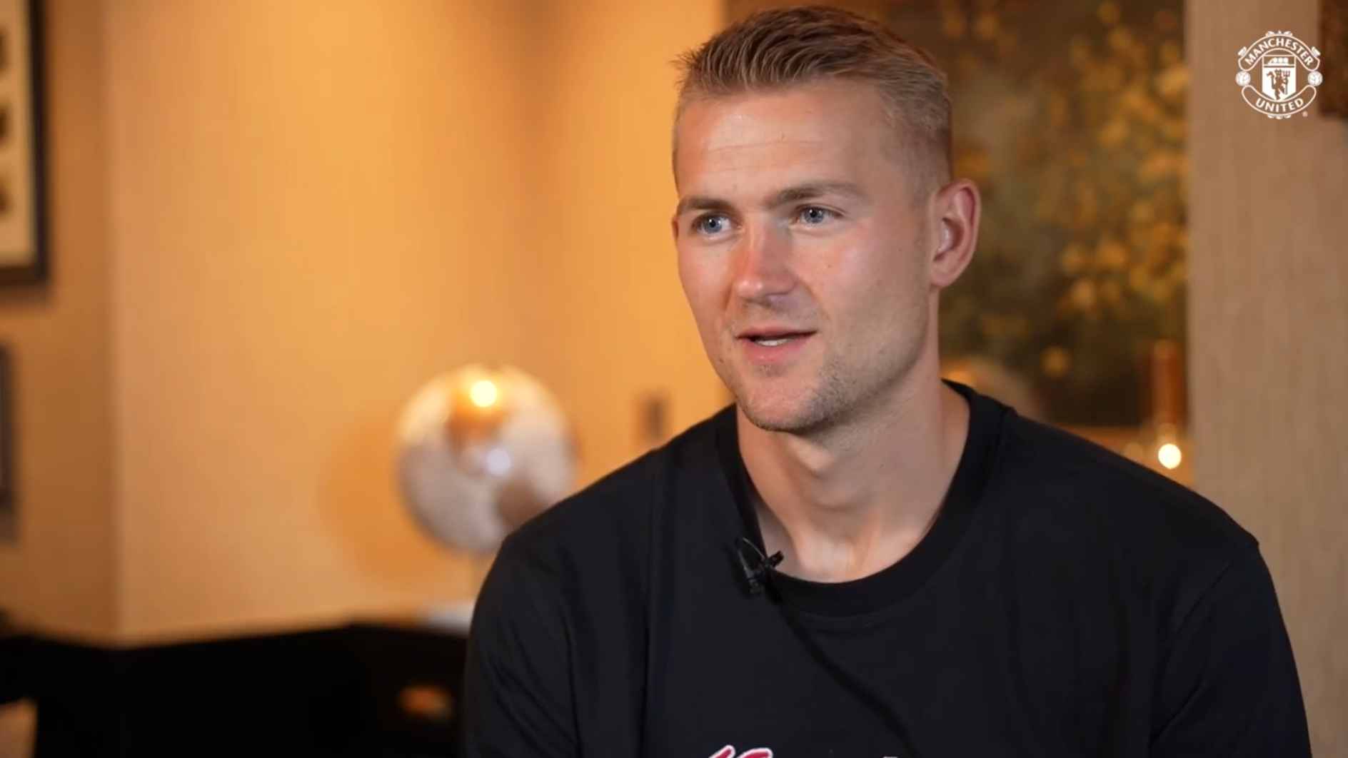 Matthijs de Ligt United Review exclusive interview Man Utd v Fiorentina 9 August 2025