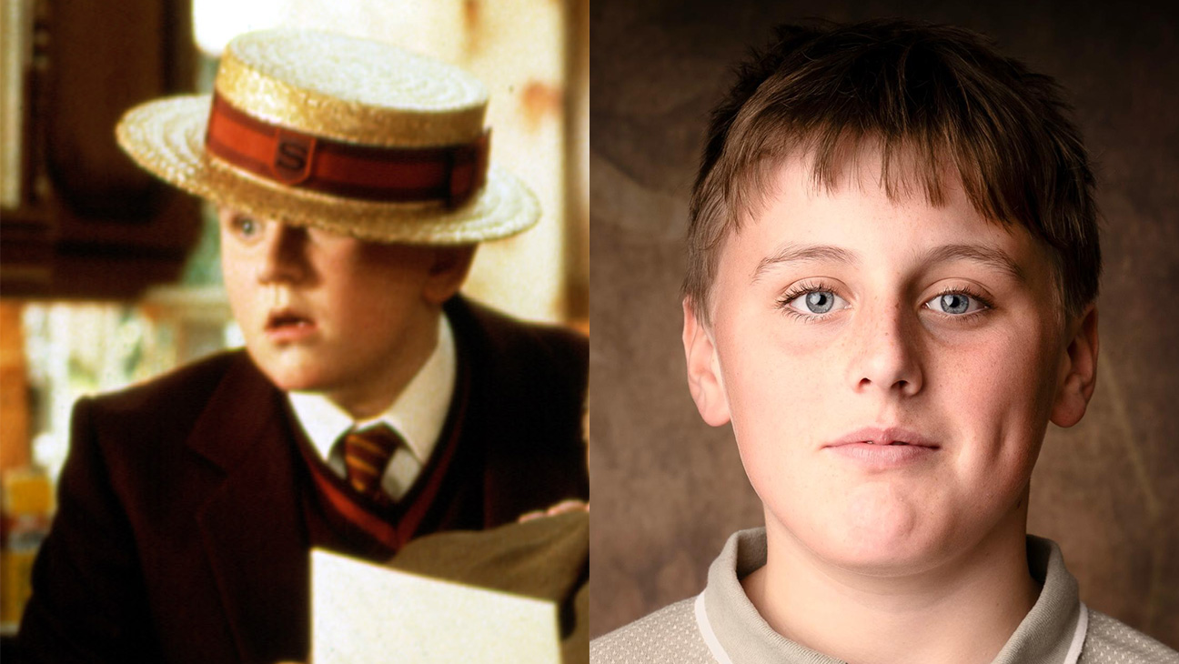 Dudley Dursley Harry Melling and Amos Kitson
