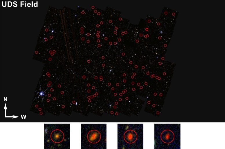 Early Galaxy Candidates Identified in UDS Field