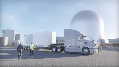 Rendering of Radient's Kaleidos Microreactor