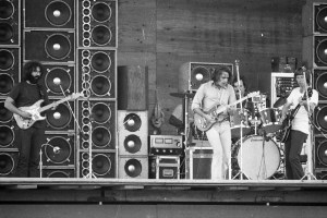 Watkins Glen Rock Festival, Summer Jam at Watkins Glen, N.Y. with The Allman Brothers Band, Grateful Dead and The Band performing. 600,000 rock buffs streamed in for a one-day concert inside a race track. (Photo By: Richard Corkery/NY Daily News via Getty Images)