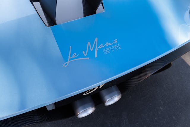 Gordon Murray Special Vehicles Le Mans GTR signature