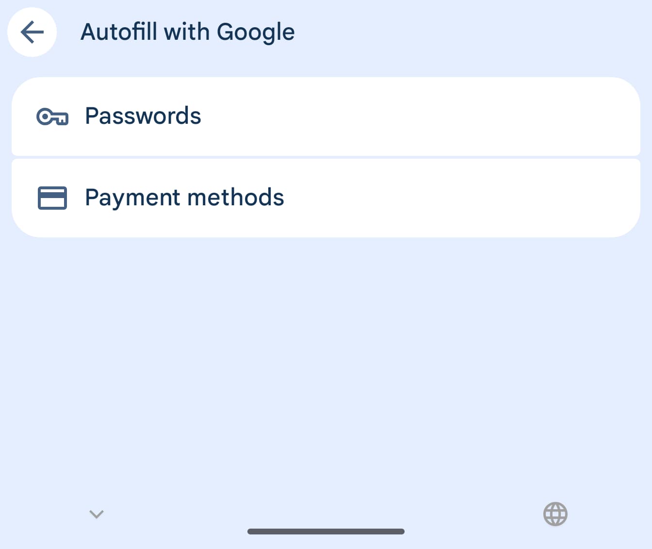 Gboard Autofill with Google