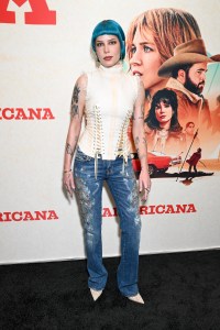Halsey at Lionsgate's "Americana" Los Angeles Special Screening held at Desert 5 Spot on August 03, 2025 in Los Angeles, California. (Photo by Gilbert Flores/Variety via Getty Images)