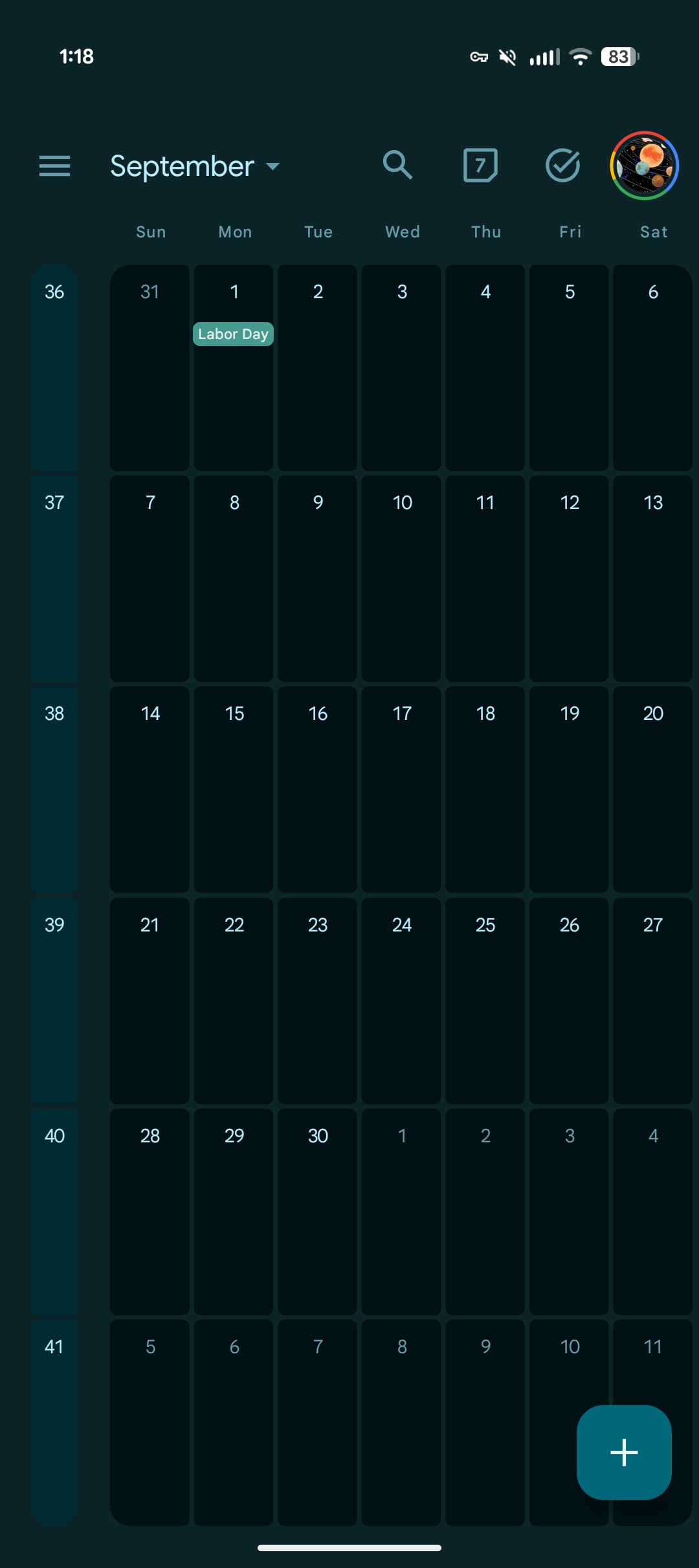 Google Calendar Material 3 Expressive