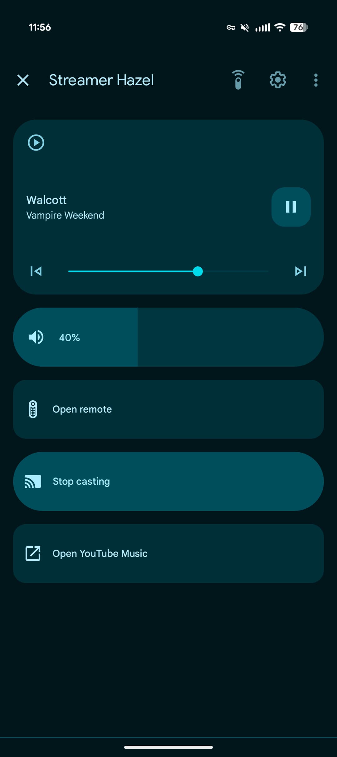 Google Home media controller redesign