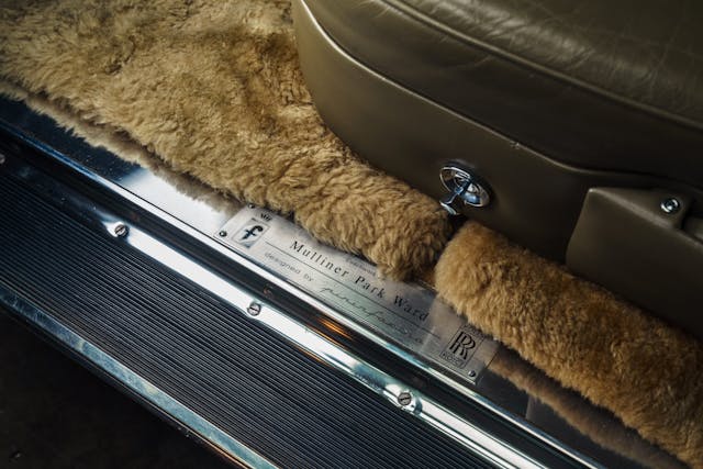 Rolls Royce Camargue interior detail