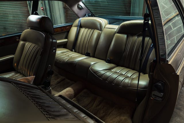 Rolls Royce Camargue interior rear