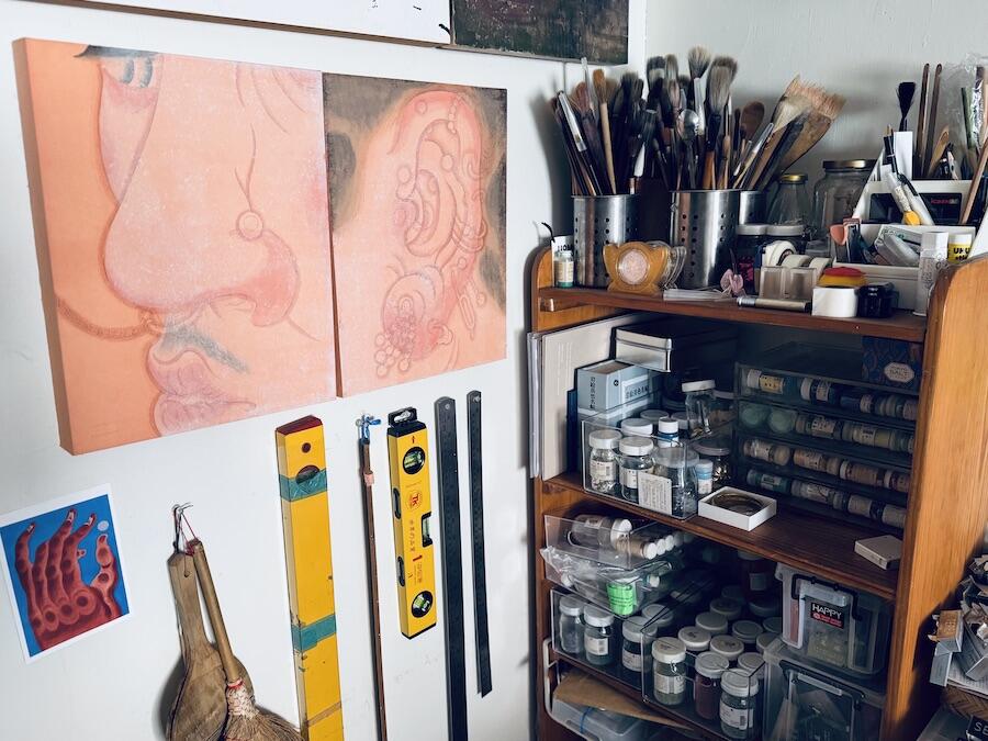Tseng Chien-Ying’s studio. Courtesy: the artist