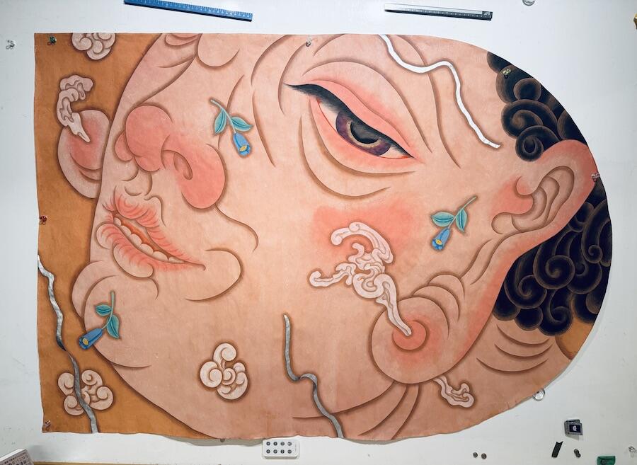 Work in progress in Tseng Chien-Ying’s studio. Courtesy: the artist