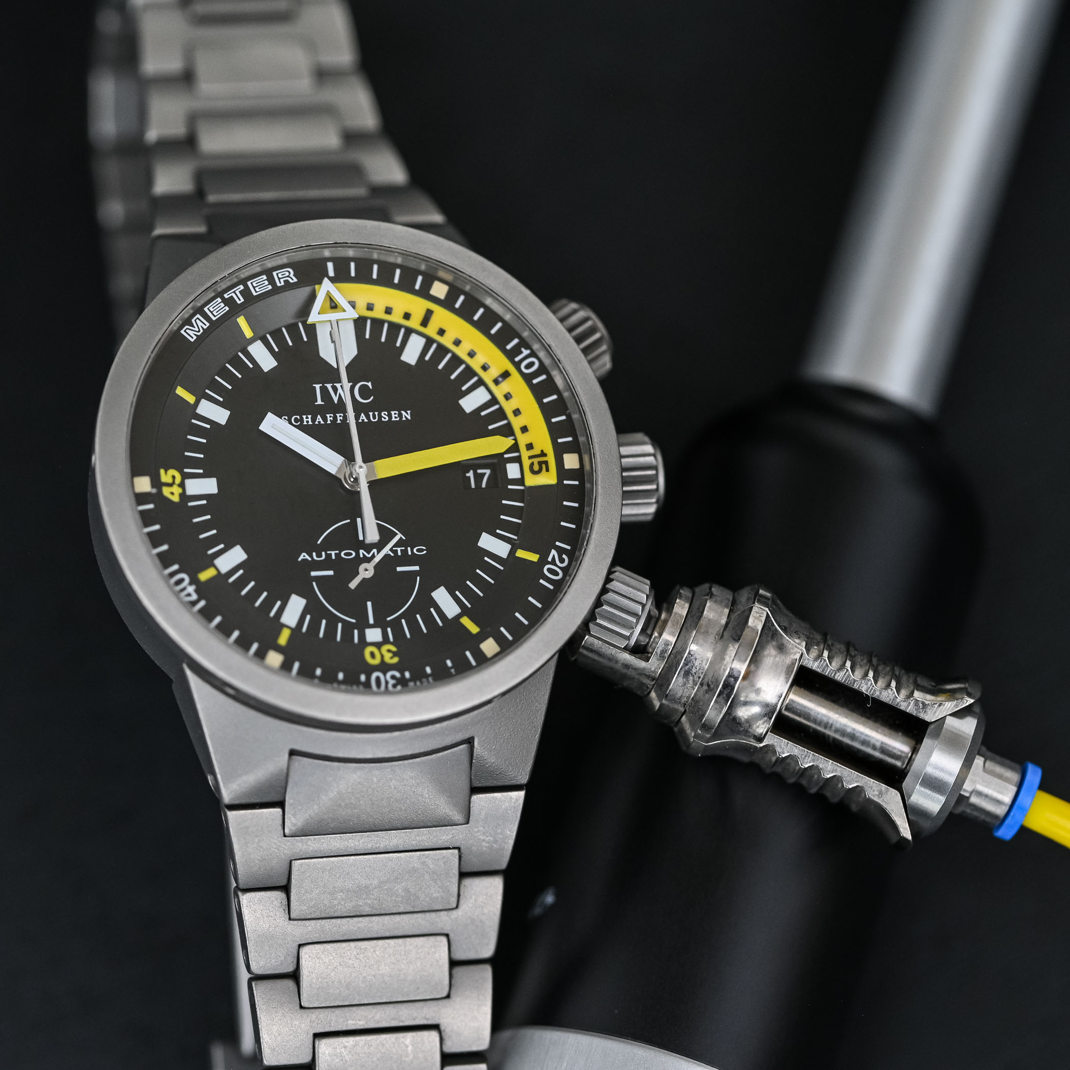 IWC Deep One IW3527 Dive Watch Depth Gauge