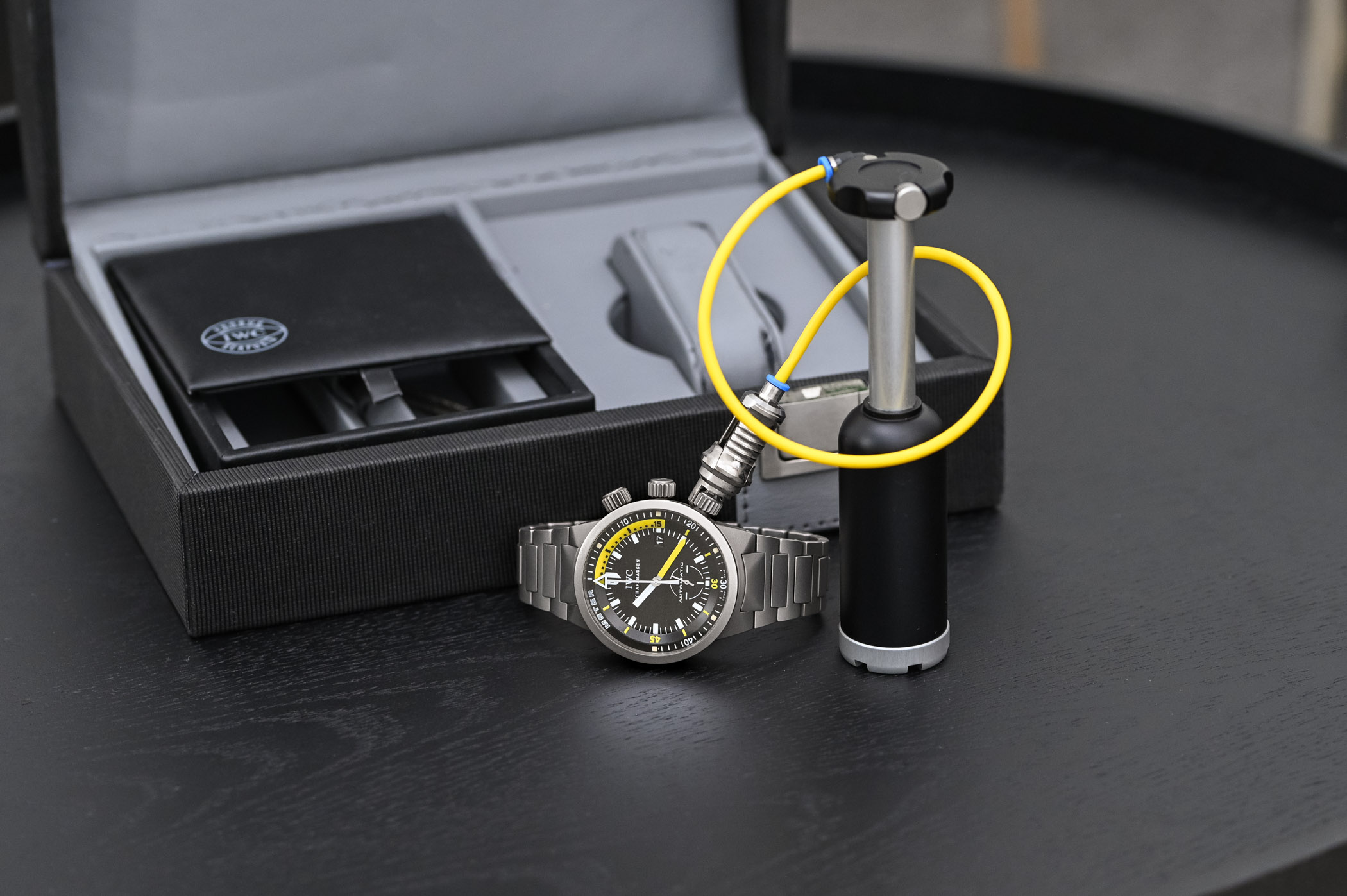 IWC GST Deep One IW3527 Dive Watch Depth Gauge
