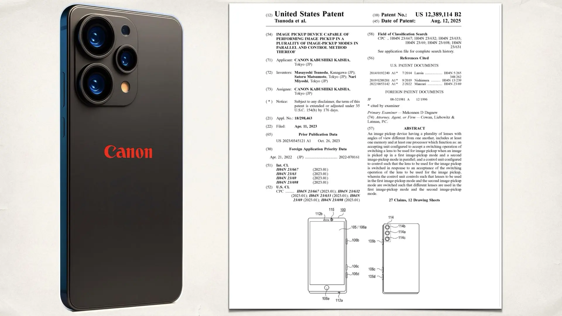 Is Canon Secretly Building a Cinema-Capable Smartphone? This New Patent Suggests Yes