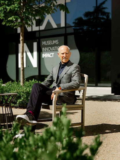 Glenn Lowry, director del MoMA, fotografiado en Madrid en abril en las jornadas del Campus Acciona