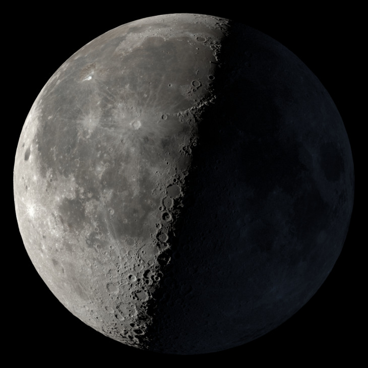 The Moon reaches Last Quarter