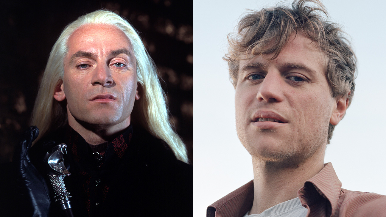 Lucius Malfoy Jason Isaacs and Johnny Flynn