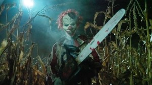 CLOWN IN A CORNFIELD, BJ Verot, as Frendo the Clown, 2025. ph: Shauna Townley /© IFC Films / Courtesy Everett Collection