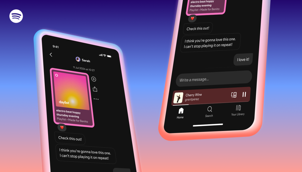 Introducing Messages, A New Way To Share What You Love on Spotify with Friends and Family — Spotify