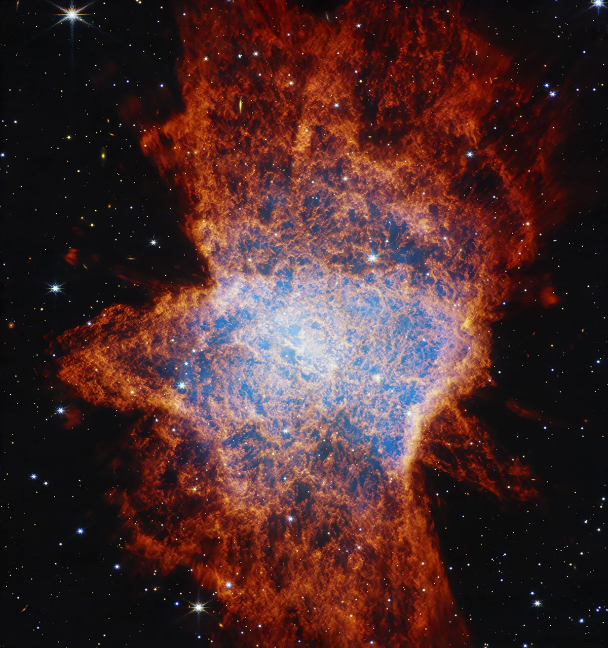 James Webb Space Telescope view of planetary nebula NGC 6072. Credit: NASA, ESA, CSA, STScI