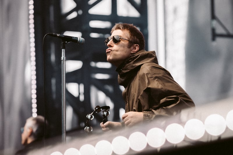 Liam Gallagher of Oasis at Croke Park. Photograph: Harriet TK Bols/Big Brother Recordings