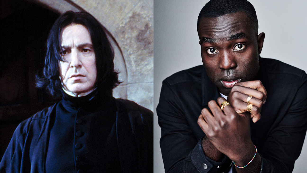 Professor Severus Snape Alan Rickman and Paapa Essiedu