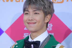 SEOUL, SOUTH KOREA - DECEMBER 25: RM of BTS attends the 2017 SBS Gayo Daejeon at Gocheok Sky Dome on December 25, 2017 in Seoul, South Korea. (Photo by The Chosunilbo JNS/Imazins via Getty Images)