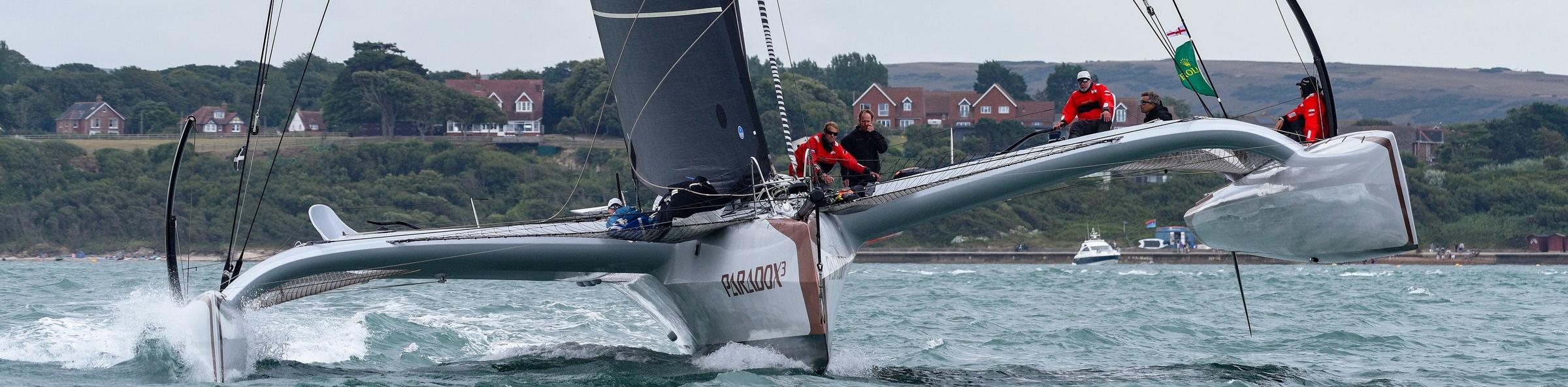 Rolex Fastnet Race – Paradox3 and Minor Swing scoop up multihull prizes