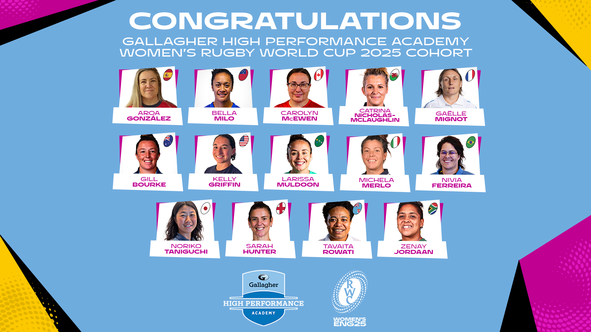 Women’s Rugby World Cup England 2025 to feature largest ever cohort of female coaches