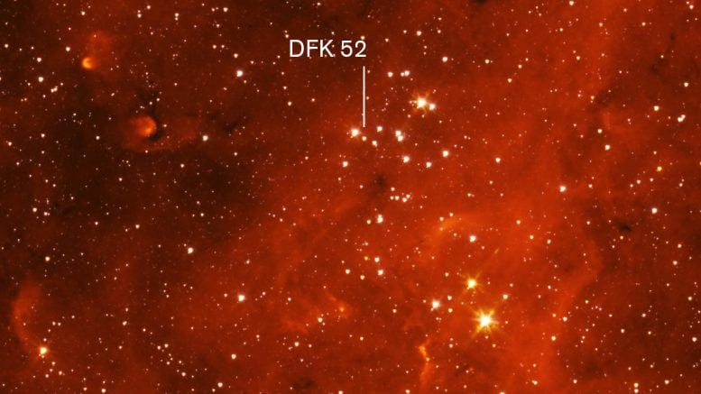 Red Supergiant Star DFK 52