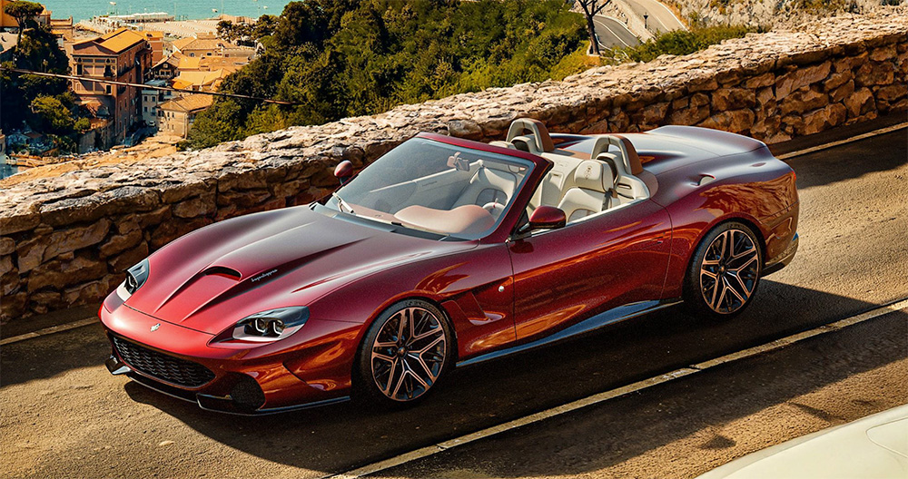 Touring Superleggera Veloce12 Barchetta breaks cover at The Quail 2025