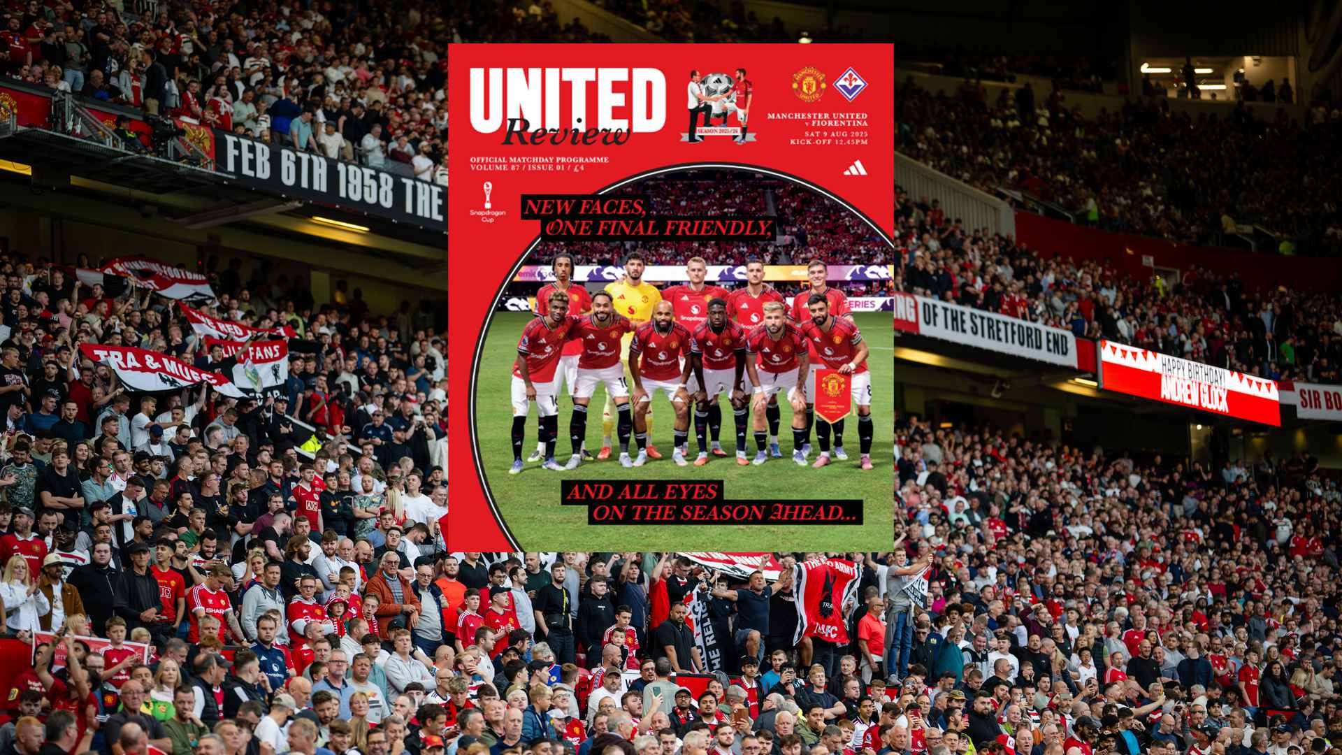 United Review editor Paul Davies explains cover design for 2025 26 season