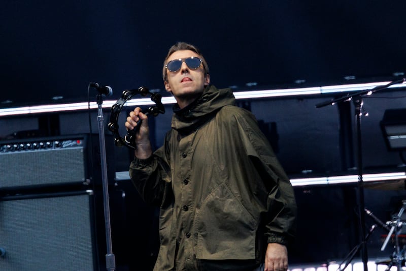Liam Gallagher of Oasis at Croke Park. Photograph: Dan Dennison