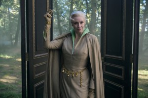 Gwendoline Christie as Principal Weems in 'Wednesday' Season 2 Part 2