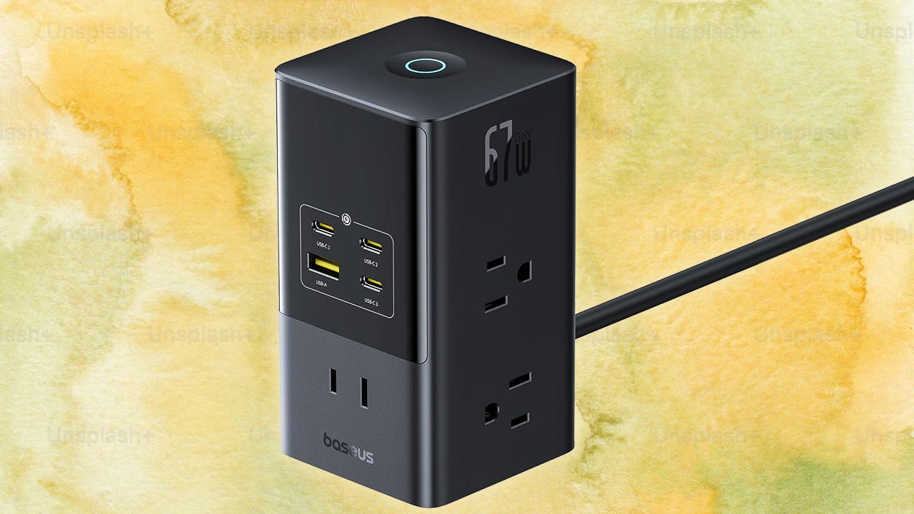 Save 40% Off the Baseus 10-in-1 Charging Station with USB Ports and AC Outlets