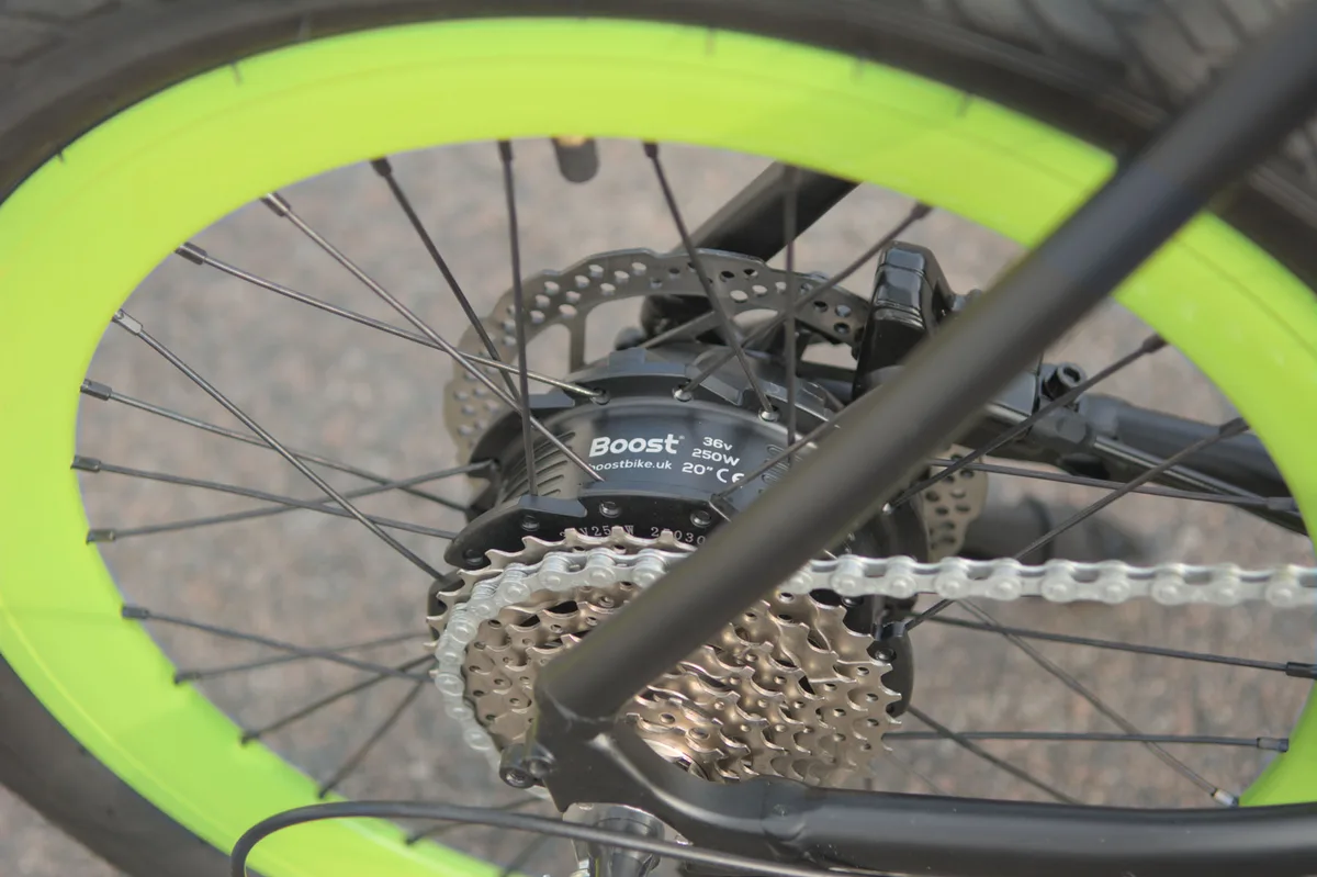 Boost's 250w rear hub motor
