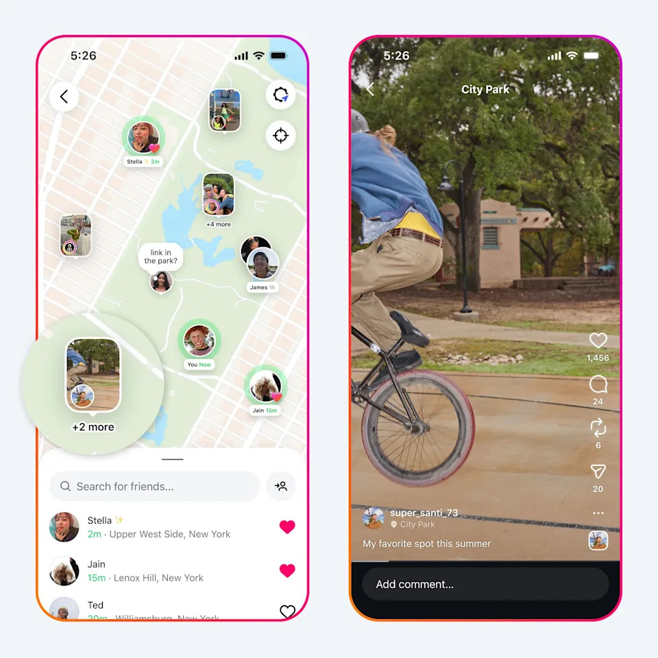 Instagram Map.