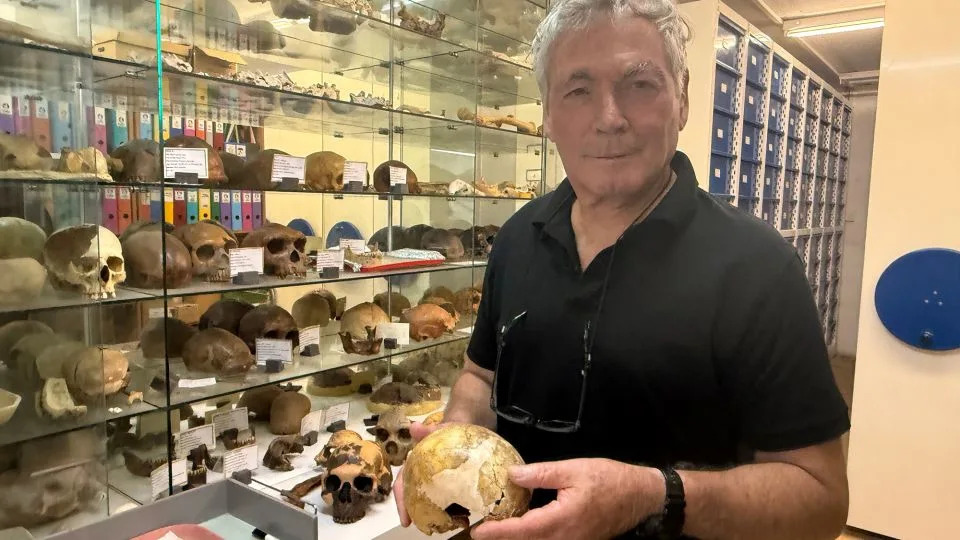 Senior study author Dr. Israel Hershkovitz says Neanderthals and Homo sapiens may have interbred nearly 100,000 years earlier than once thought. - Tel Aviv University