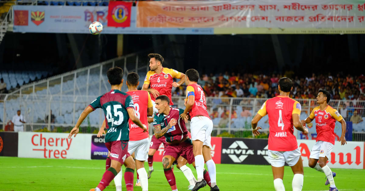 East Bengal beat Mohun Bagan 2-1 in quarter-finals
