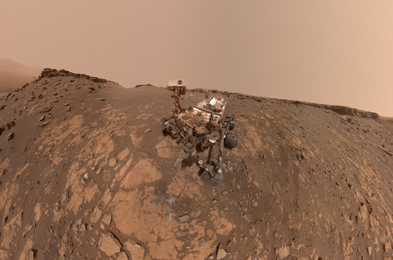 CGI image of the Curiosity rover
