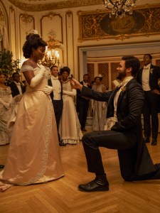 Peggy (Denée Benton), who — spoiler alert — was proposed to on the dance floor by William (Jordan Donica)