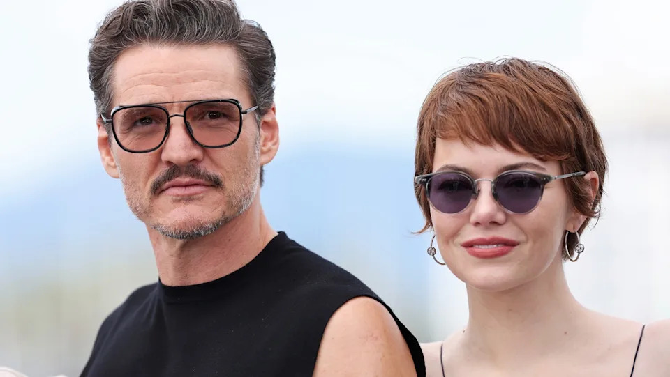 Pedro Pascal and Emma Stone