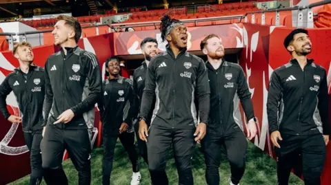 The Sidemen Picture of The Sidemen at Wembley Stadium