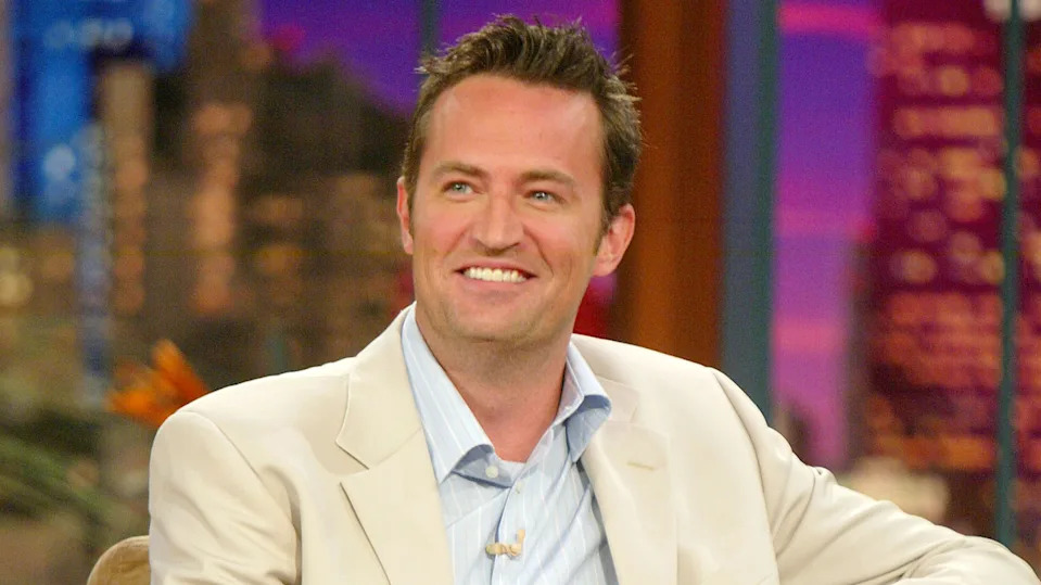 Actor Matthew Perry appears on