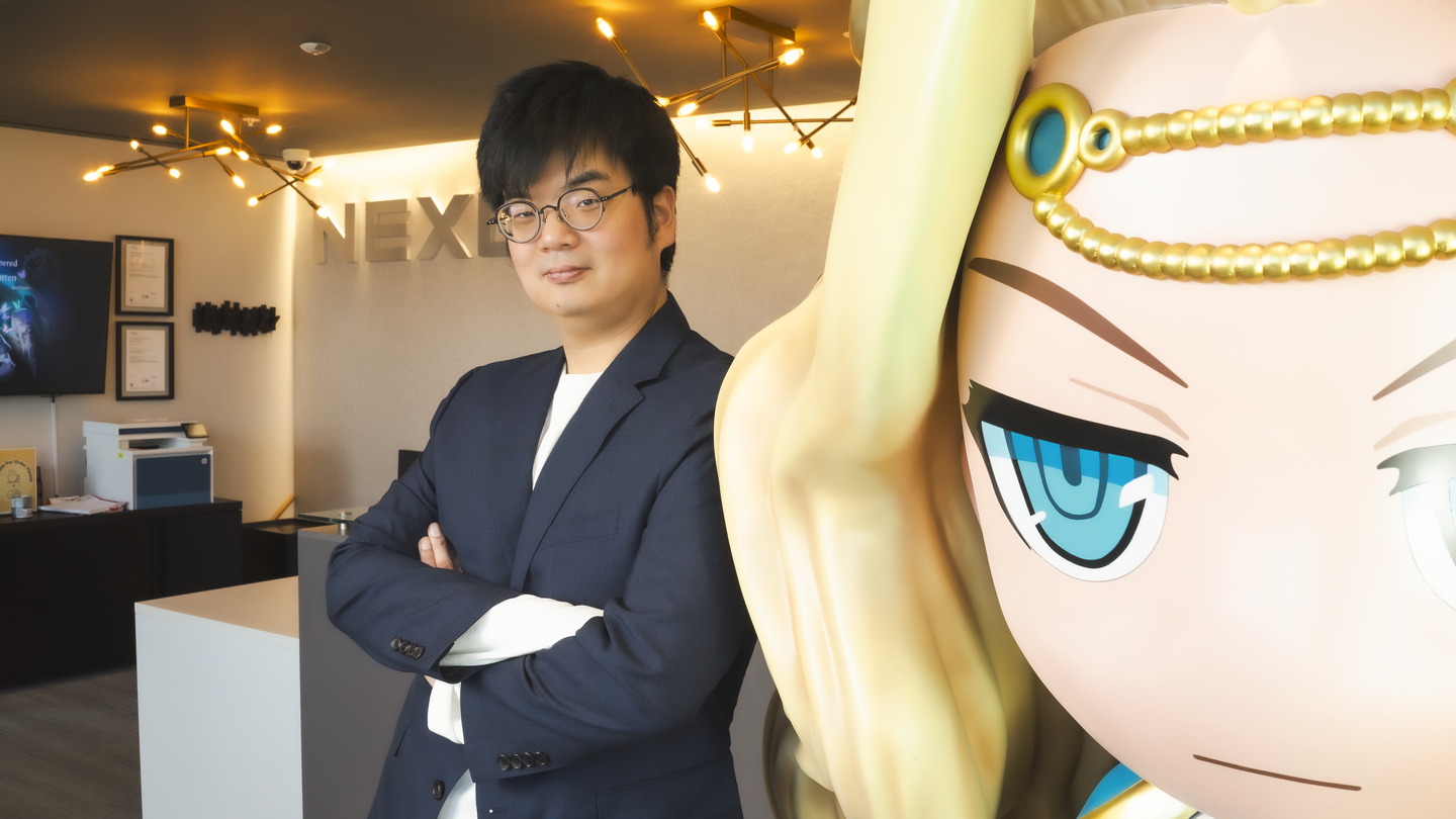 Nexon America Chief Product Officer Oh Han-byeol poses in front of the Nexon America headquarters in Segundo, California. [NEXON]