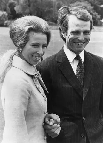 Getty Images Princess Anne and Captain Mark Phillips in 1973.