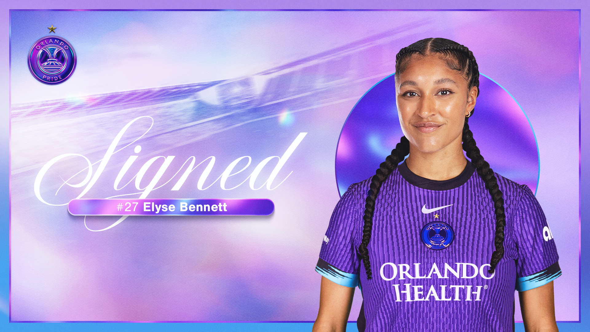Orlando Pride signs forward Elyse Bennett